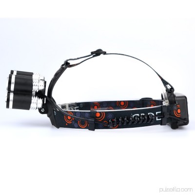 Binmer 35000 LM 5X XM-L T6 LED Rechargeable Headlamp Headlight Travel Head Torch